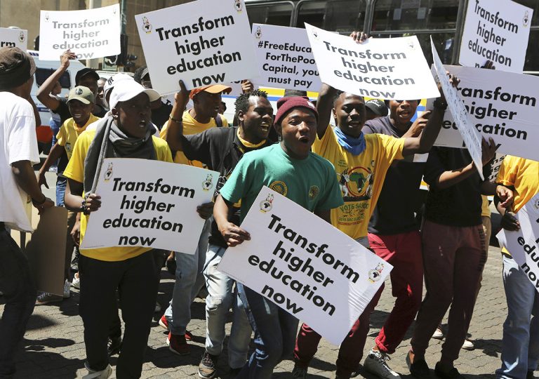 South Africa edges closer to free tertiary education