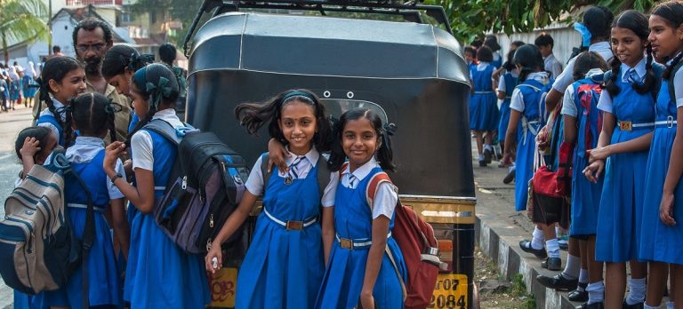 Australian university students help build toilet block for rural Indian schools