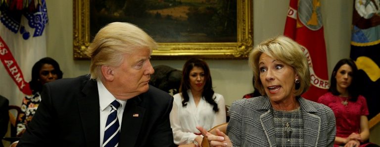 Donald Trump, Betsy DeVos, US, Education Secretary
