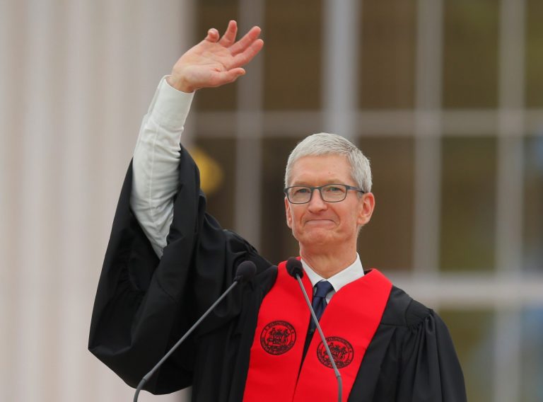 Go forth and 'serve humanity': Apple CEO to MIT graduates
