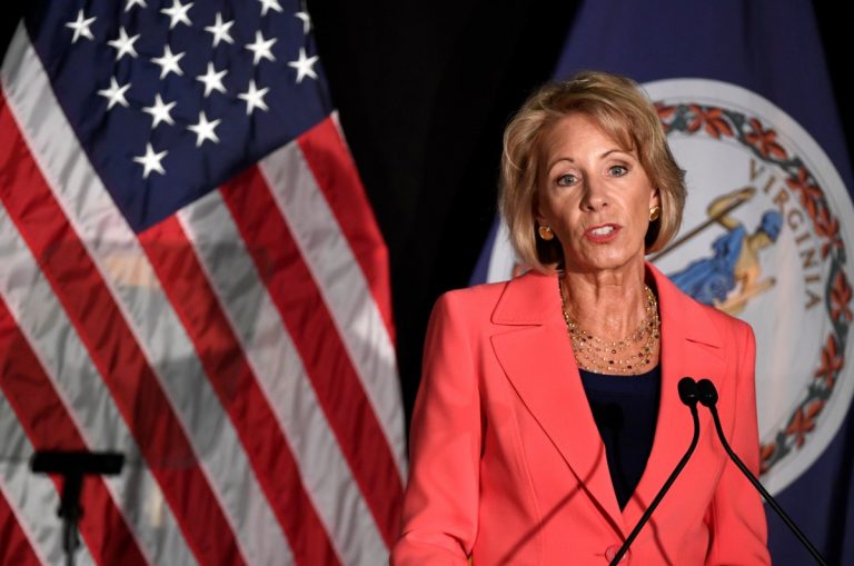 College sexual assault policy scrapped by US Education Department