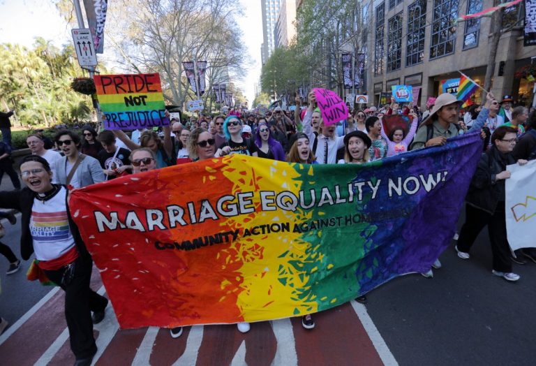 Australian students clash over same-sex marriage debate
