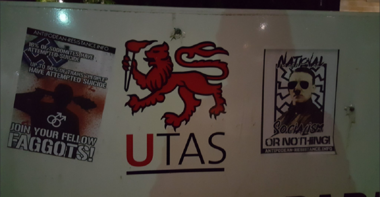 Neo-Nazi group targets University of Tasmania in hate campaign