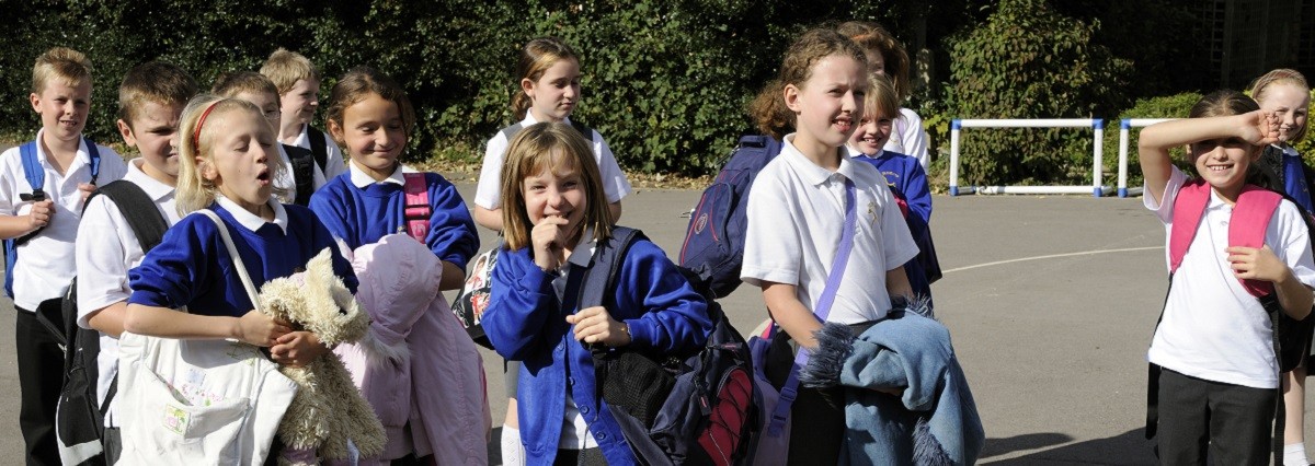UK, school children, 10 years old, uniform