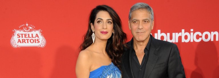 George and Amal Clooney offer $500,00 to gun control student rally