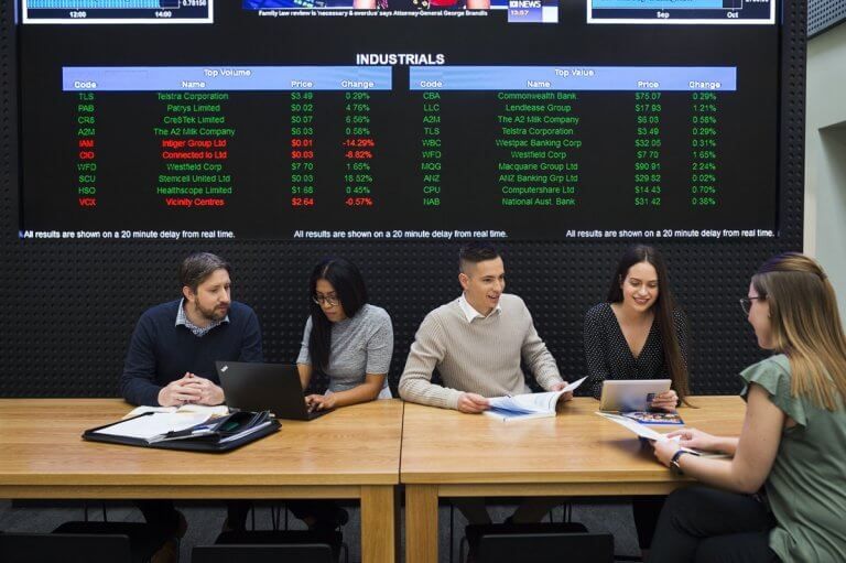 Simulated stock exchange gives students an industry edge