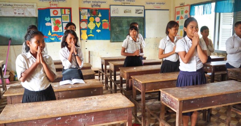 How schools in Cambodia are actively tackling the climate crisis