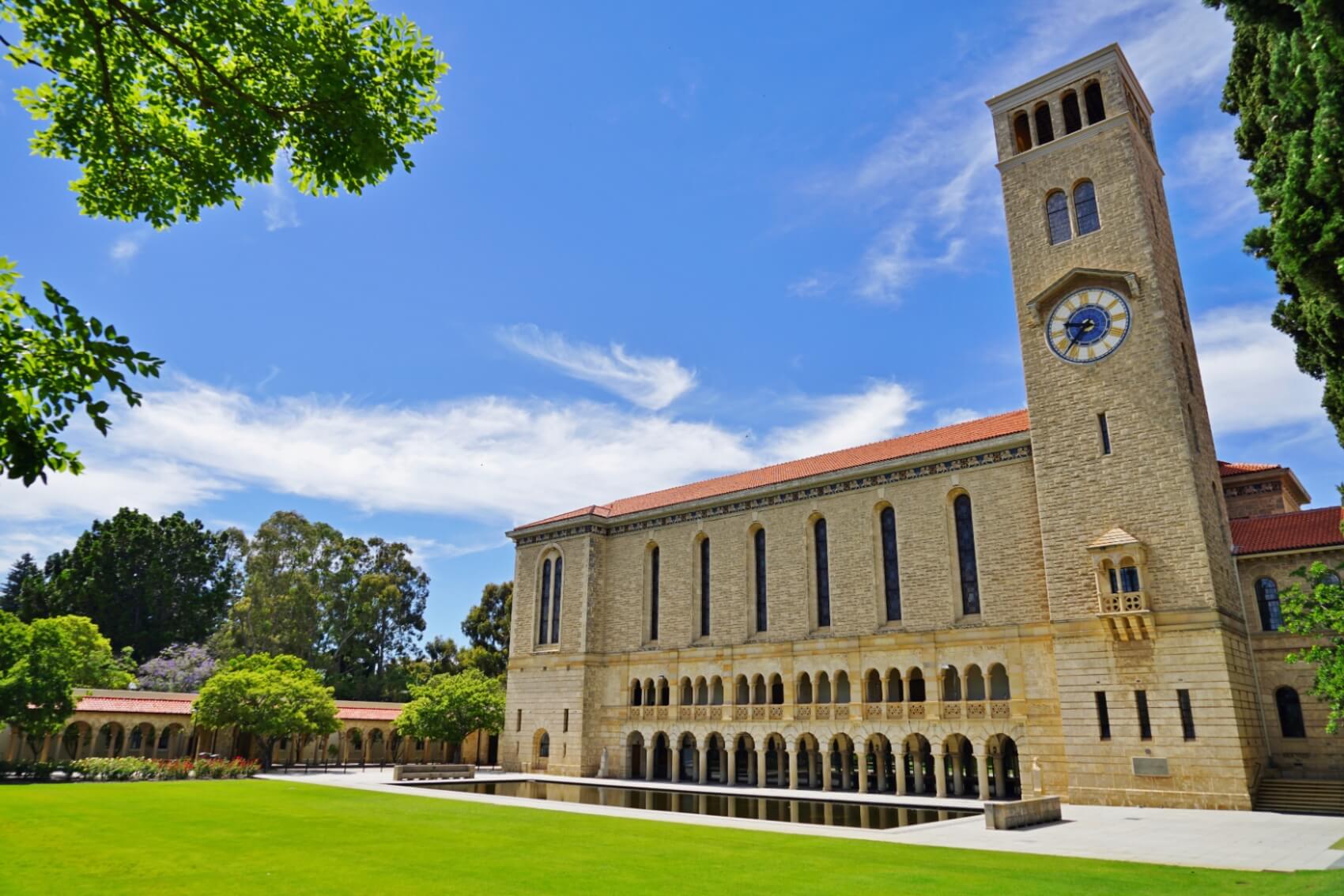 Seek a world top 100 university: The University of Western Australia