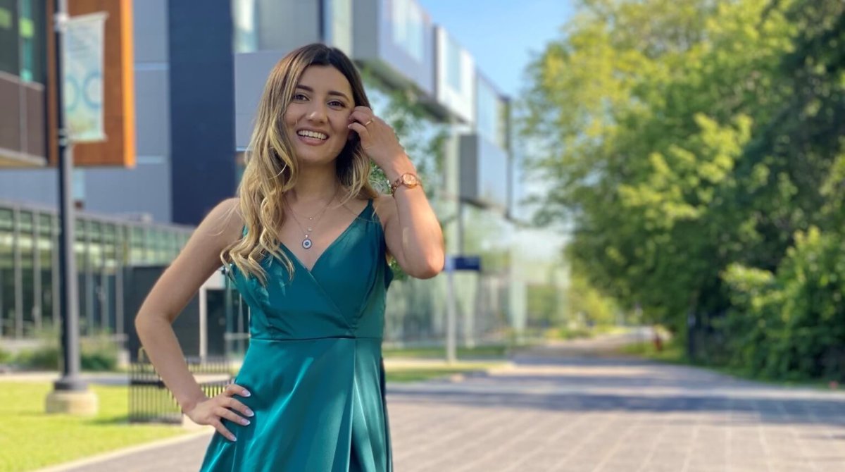From Tajikistan to Canada, this international graduate found her calling in service