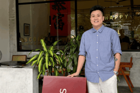 He studied finance in Australia, ended up working there as a barista for 4 years