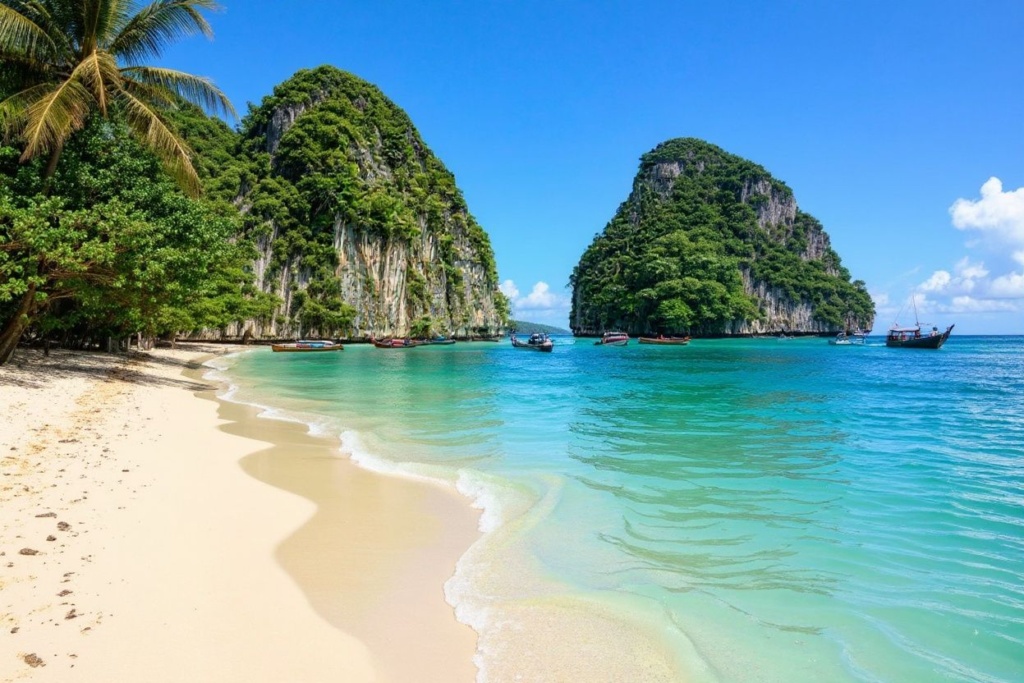 Phi Phi Islands is known for its sandy beaches, clear blue water and its colourful marine life. Source: MLADEN ANTONOV /