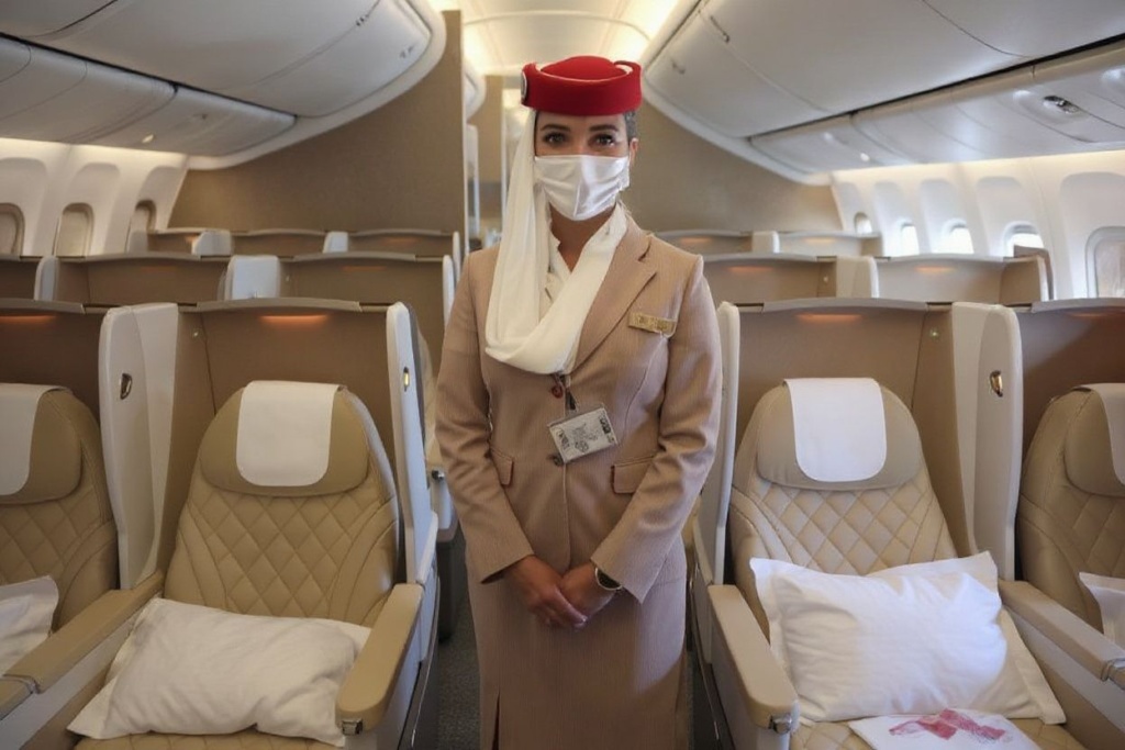 Becoming a fligh attendant is one of the best jobs that involve travelling. Source: