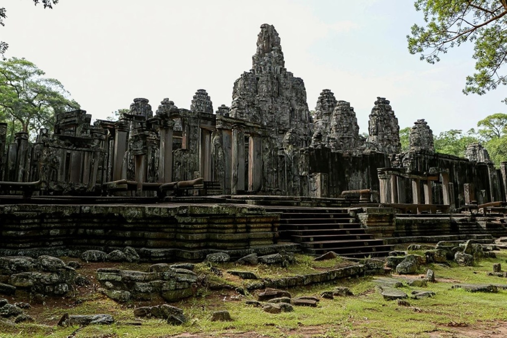 Bayon Temple is one of the most famous temples in Angkor Wat. Source: TANG CHHIN SOTHY /
