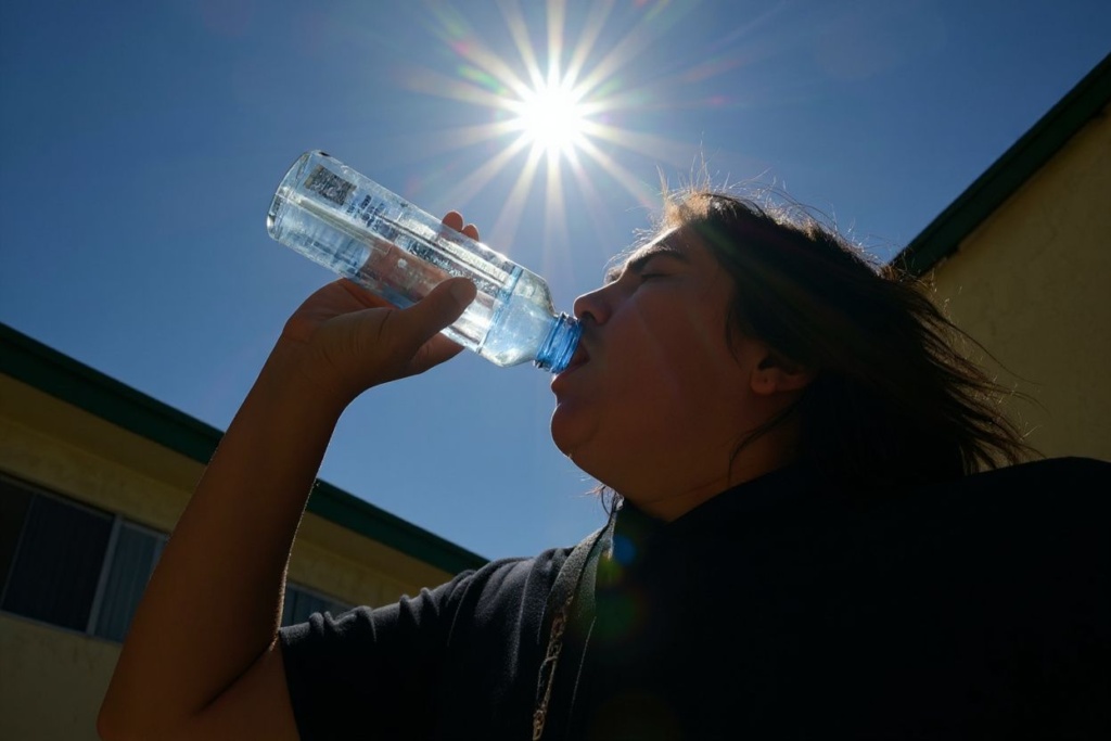 The hottest state in the US will have you gulping down water to survive the scorching sun. Source:
