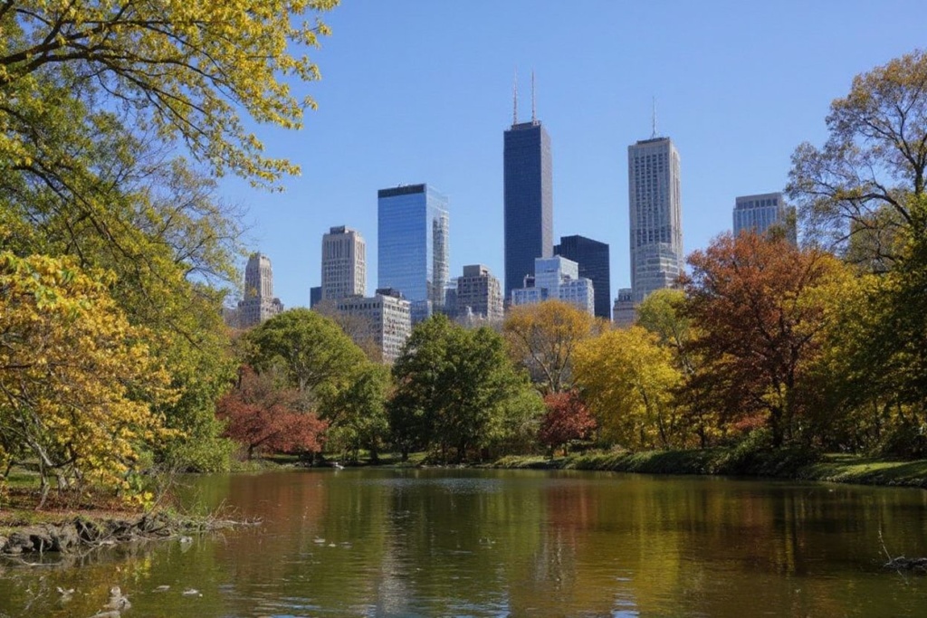 Central Park is the largest public park located in Manhattan, New York City. Source: Timothy A. Clary /
