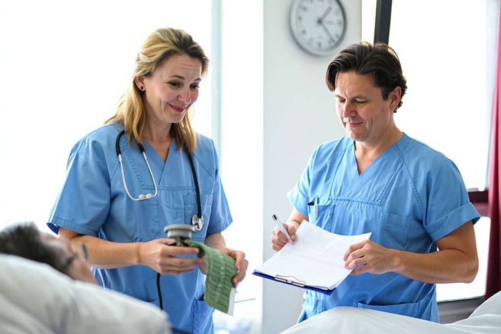 According to the BLS, the job outlook for registered nurses is expected to be nine percent through 2030. Source: