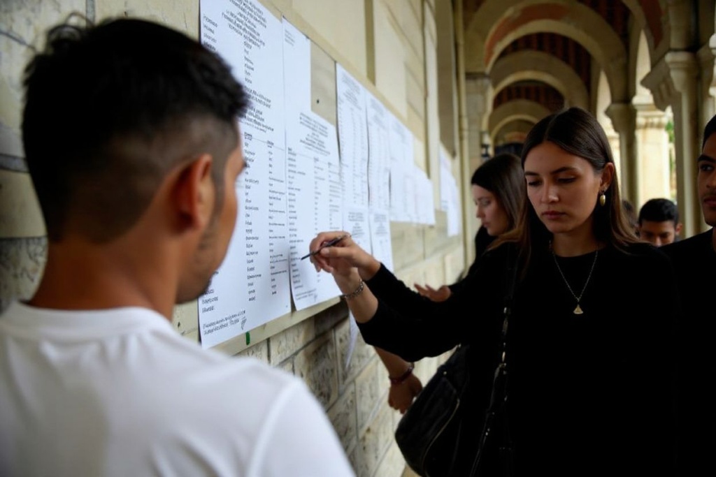 The most daunting moment for students is when scanning the scholarship list for their names, hoping to see their dreams come true. Source: