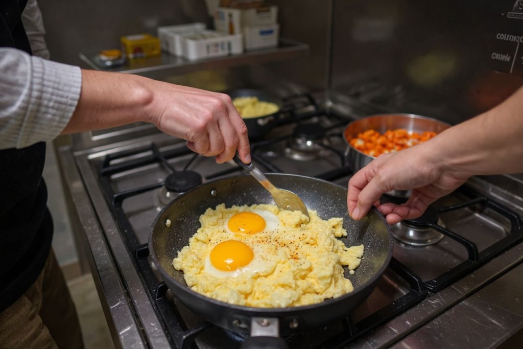 Life is more than just making scrambled eggs for breakfast. Source: