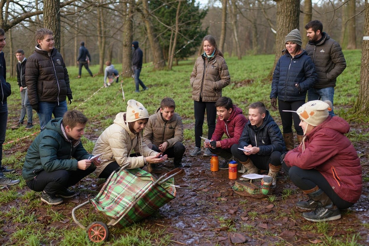 Outdoor education helps students make friends, collaborate, and surround themselves in nature.
Sebastien Salom-Gomis/