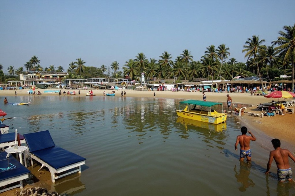 Goa beaches have parties than go on till the early hours of the morning. Source: