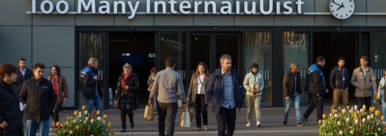 What's causing stress for international students in the Netherlands?