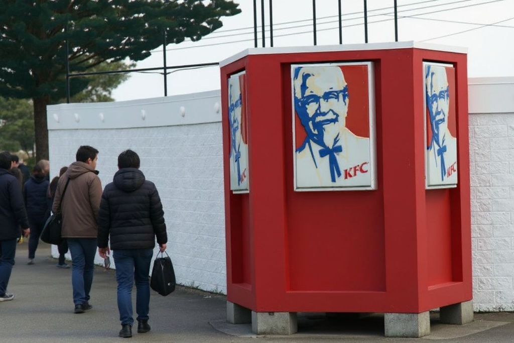 Every year many families in Japan queue for hours to enjoy a Christmas meal. Source: Bruce Bennett /