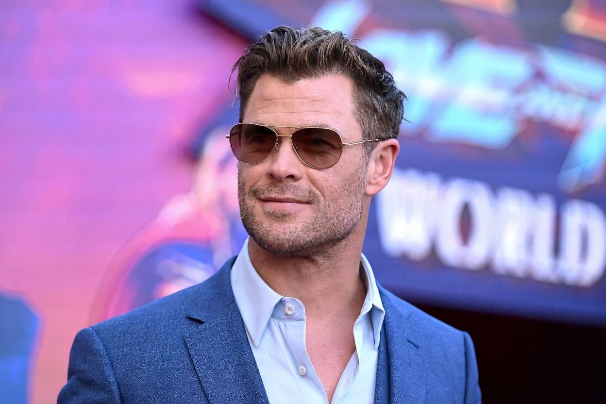 Chris Hemsworth, who portrays Thor Odinson in Thor: Love and Thunder attended the World Premiere at the El Capitan Theatre in [Hollywood], California on June 23, 2022. Source: Charley Gallay/Getty Images for Disney/