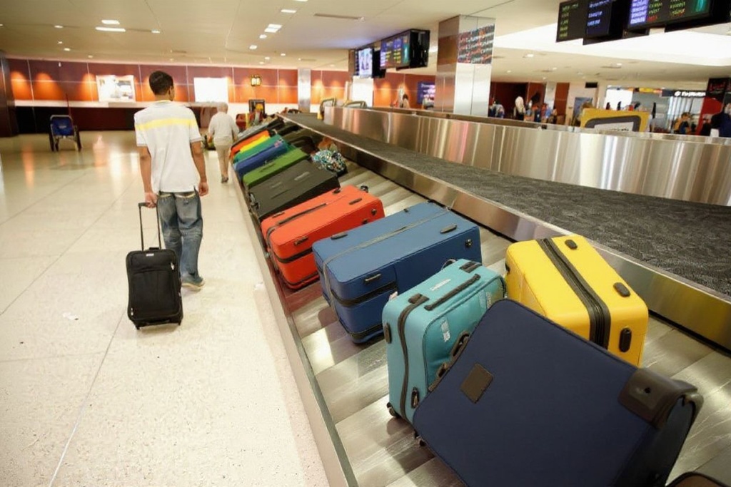 Choosing a brightly coloured luggage will make it easier for you to find it at the airport. Source: