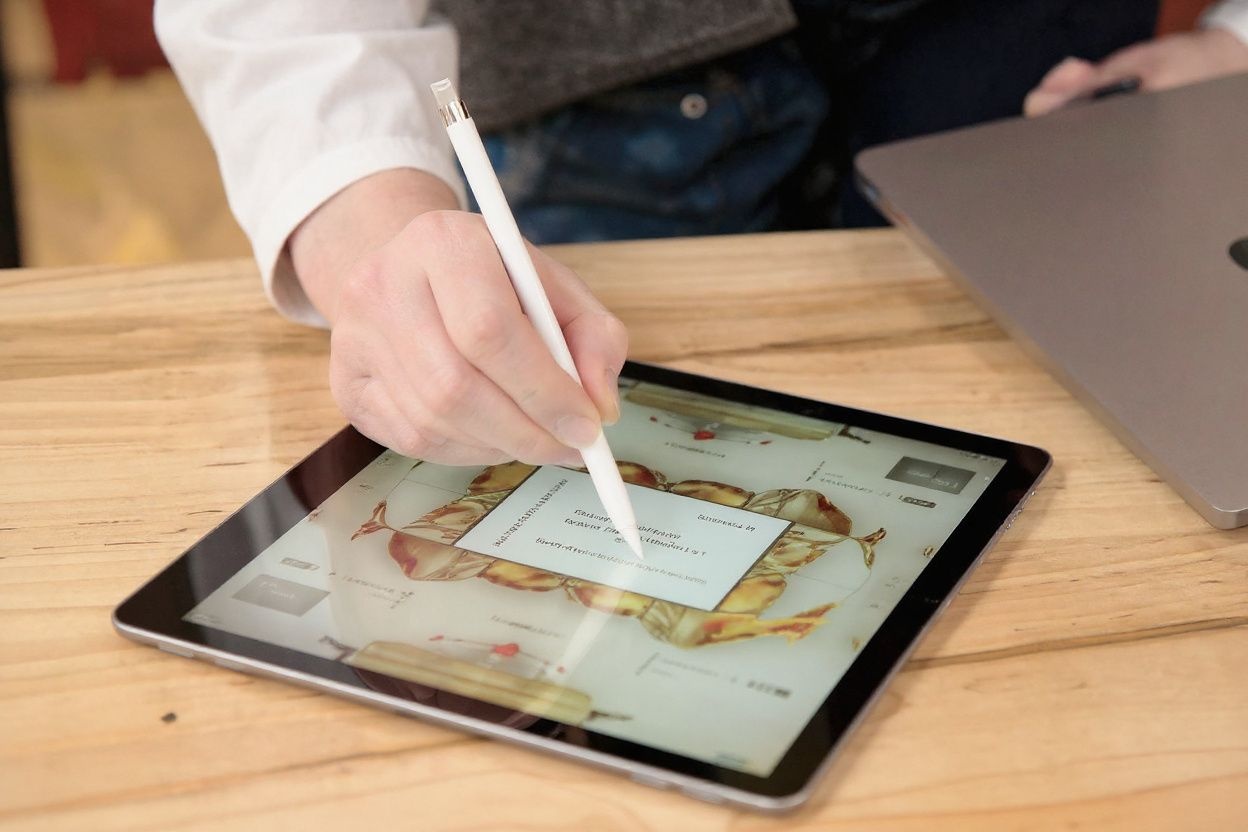 Ipad has helped to facilitate a digital learning experience in classrooms. Source by: Scott Olson/Getty Images North America/Getty Images/