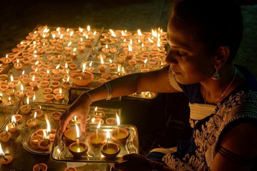 “Burning the midnight oil” originated from the days when people used oil lamps to see at night. Source: