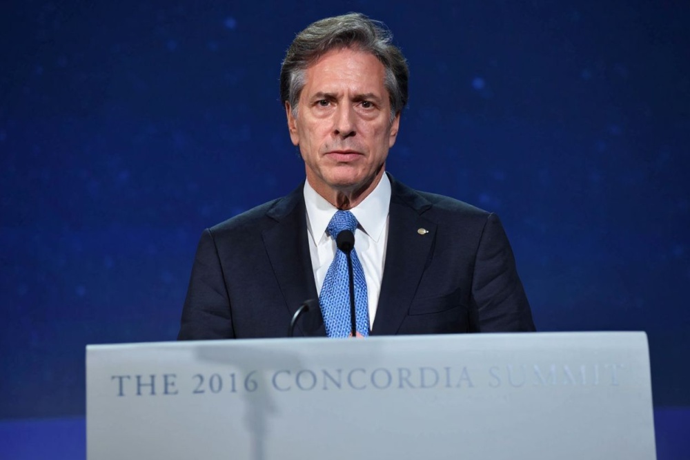 Antony Blinken was US Deputy Secretary of State and the former Deputy National Security Advisor for former President Barack Obama. Source: Bryan Bedder/Getty Images for Concordia Summit/