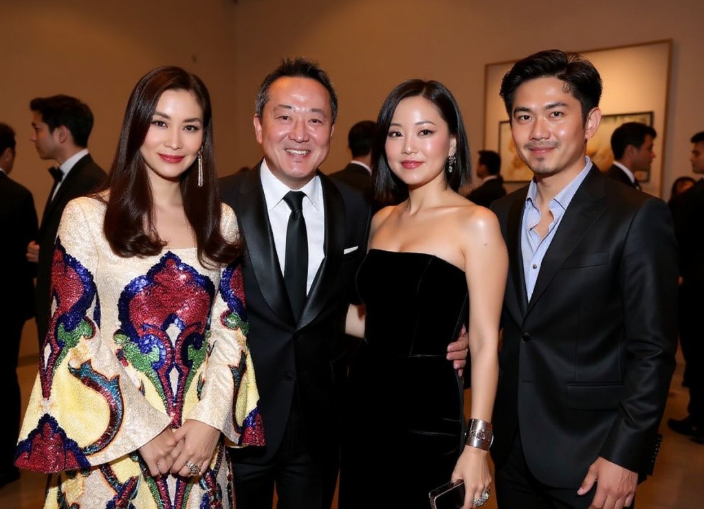 (From left to right) So-Young Ko, wearing Gucci, guest, LACMA Art + Film Gala Co-Chair Eva Chow, wearing Gucci, and Lee Boo-Jin attend the 2022 LACMA ART+FILM GALA Presented By Gucci at Los Angeles County Museum of Art on November 05, 2022 in Los Angeles, California.   Tommaso Boddi/Getty Images for LACMA/ (Photo by Tommaso Boddi / GETTY IMAGES NORTH AMERICA / Getty Images via )
