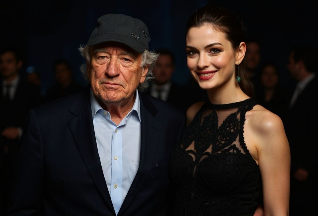 Actor Robert De Niro (L) and actress Anne Hathaway (R) pose as they arrive for the European premiere of “The Intern”. Source: .