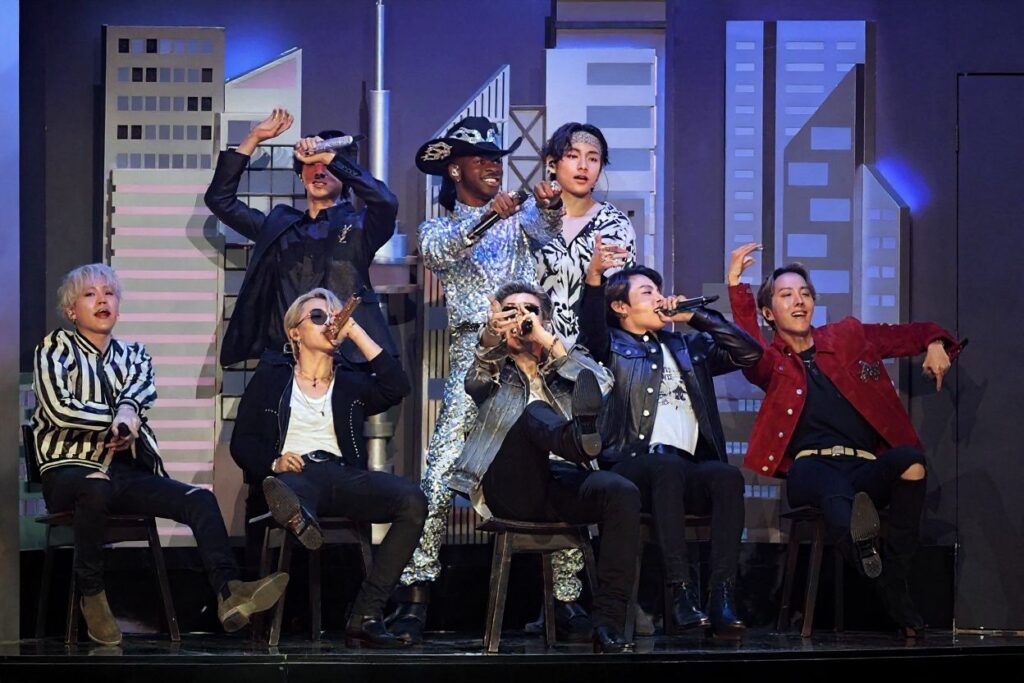 BTS has found major international success and performed at the Grammys multiple times / Source: KEVIN WINTER /