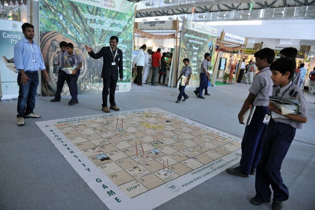 The board game, today called Snakes and Ladders, originated in ancient India, where it was known with the name Moksha Patamu. Source: