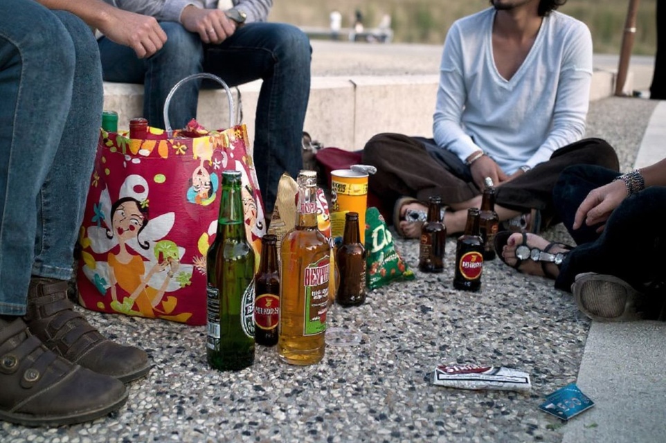 At the end of the day (party), we should all practice safe drinking. Source: