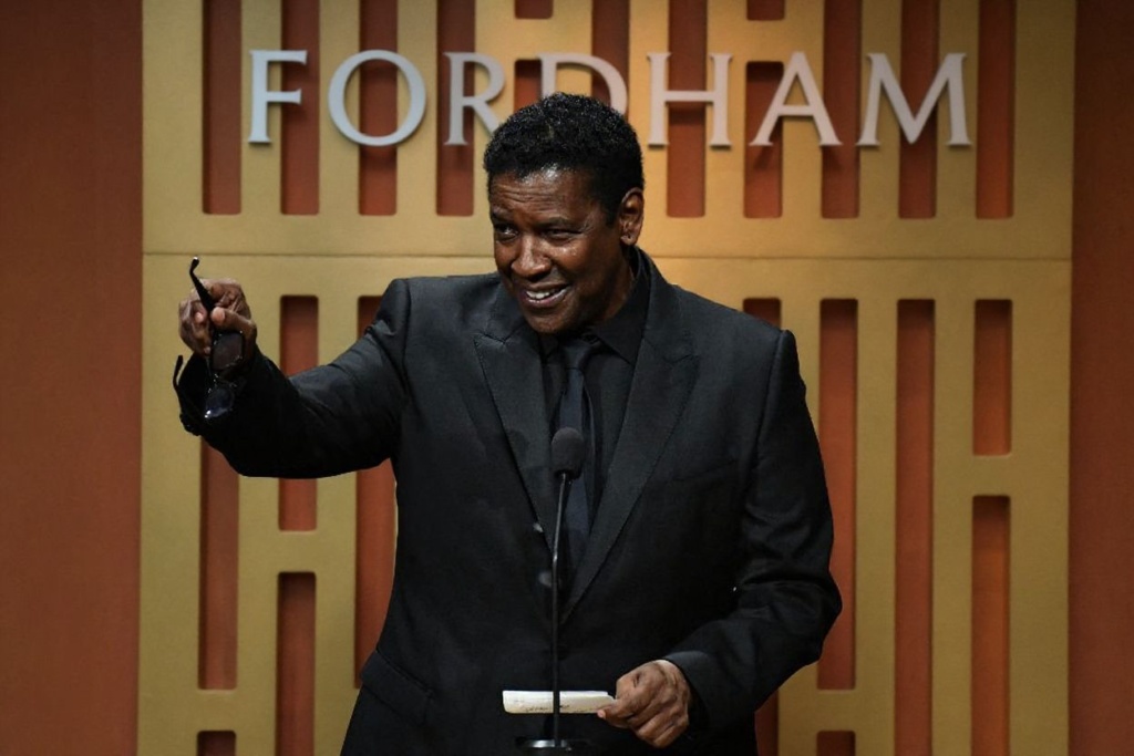 Denzel Washington is not only a graduate but was also a Board of Trustee at Fordham University. Source: