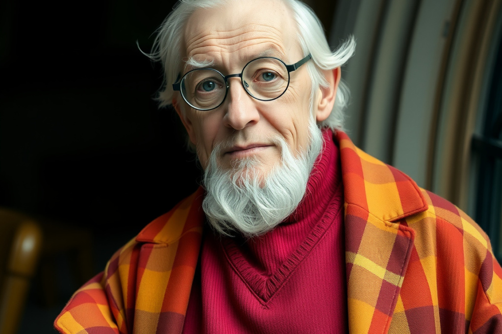 Professor Albus Dumbledore, known to be one of the greatest wizards of all time, was a member of Gryffindor., shot on Sony A7R IV, 85mm f/1.4 lens, RAW photograph, unedited, candid moment, natural lighting, photojournalistic style | NEGATIVE: AI generated, artificial, computer generated, digital art, 3d render