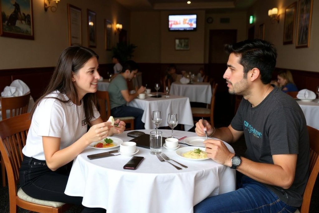 People have lunch in a resturant in Sydney on October 11, 2021, as the city ended their lockdown against the Covid-19 coronavirus after 106 days and restaurants began throwing open their doors to anyone who could prove they were vaccinated. (Photo by Saeed KHAN / )