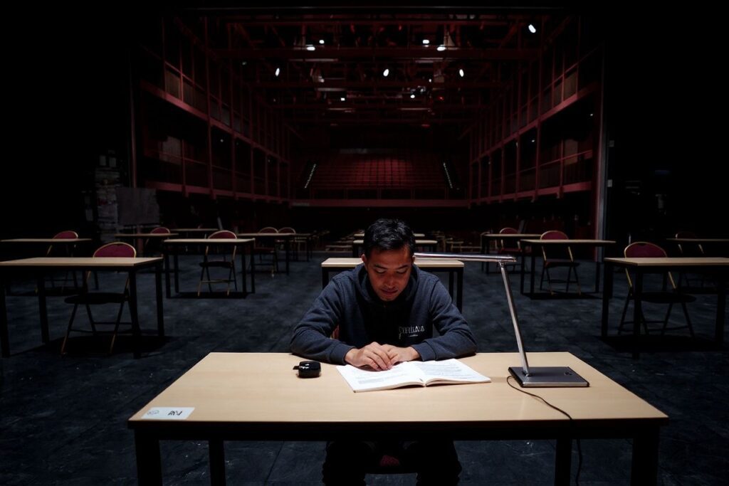 During Ramadan, some university classes and exam schedules may clash with Iftar. As such, Muslim students could negotiate with their lecturers to have their exam rescheduled to accommodate their fasting terms. Source: Kenzo Tribouillard /