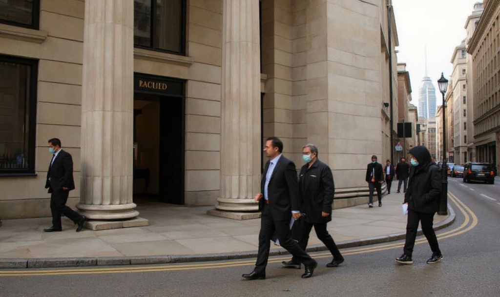 Pedestrians walk past the Bank of England is in the City of London on May 11, 2023. The Bank of England is forecast Thursday to deliver its twelfth straight interest rate hike as it seeks to dampen high inflation but risks worsening a cost-of-living crisis. The institution’s monetary policy committee will announce the outcome of its latest regular gathering at 1100 GMT, with UK consumer price inflation the highest in the G7. (Photo by Daniel LEAL / )
