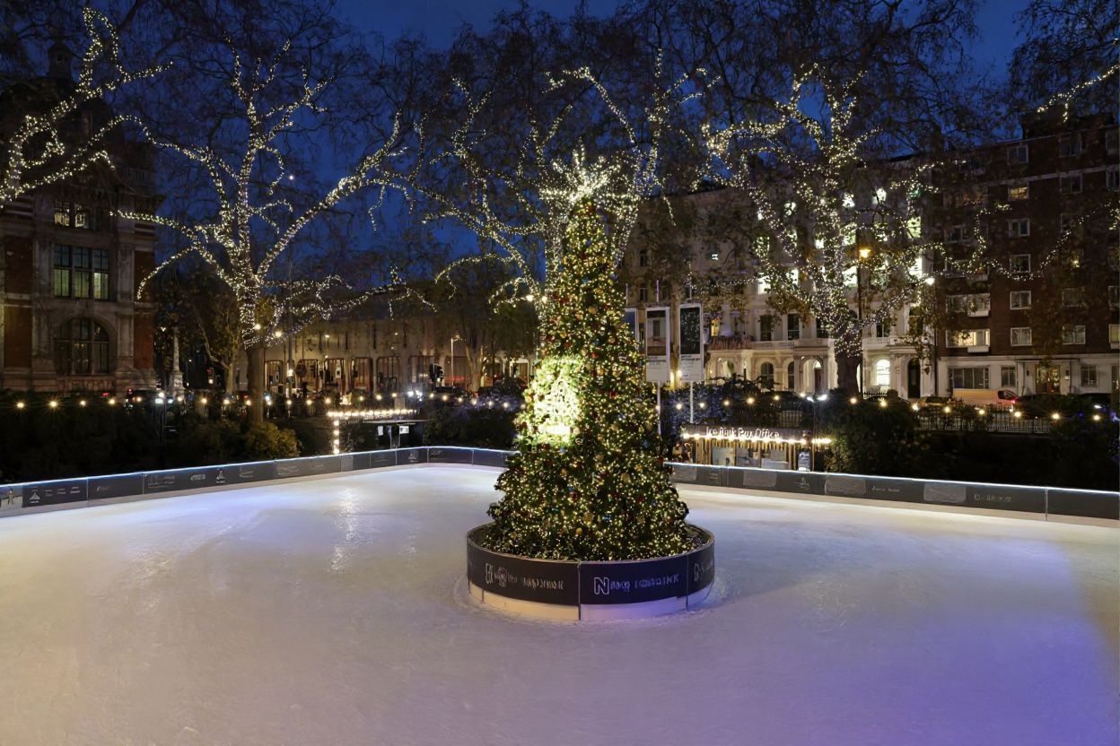 Imperial students are a short walk away from the Natural History Museum, which hosts a yearly skating rink over winter.