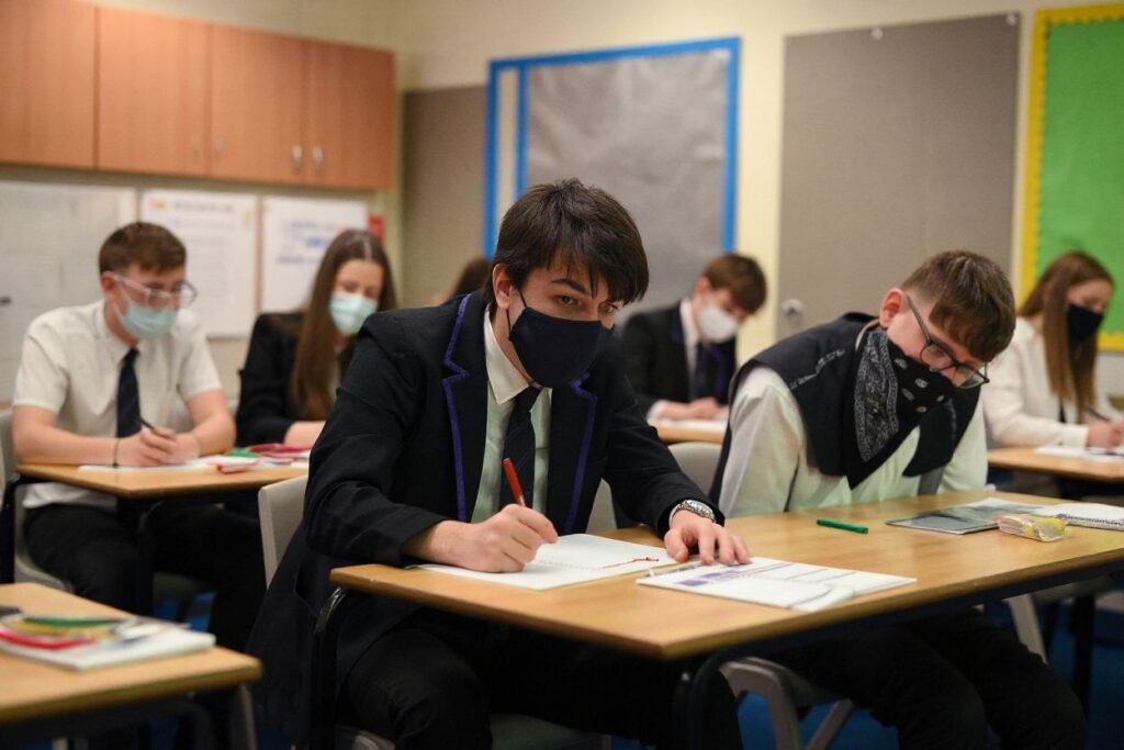 GCSE and A Level exams were cancelled in 2021 following complications to learning caused by the outbreak of the COVID-19 pandemic. Source: Oli Scarff/