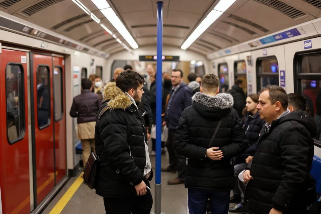 London’s tube system can get quite busy during peak hours, so plan your travel accordingly. Source: Tolga Akmen /
