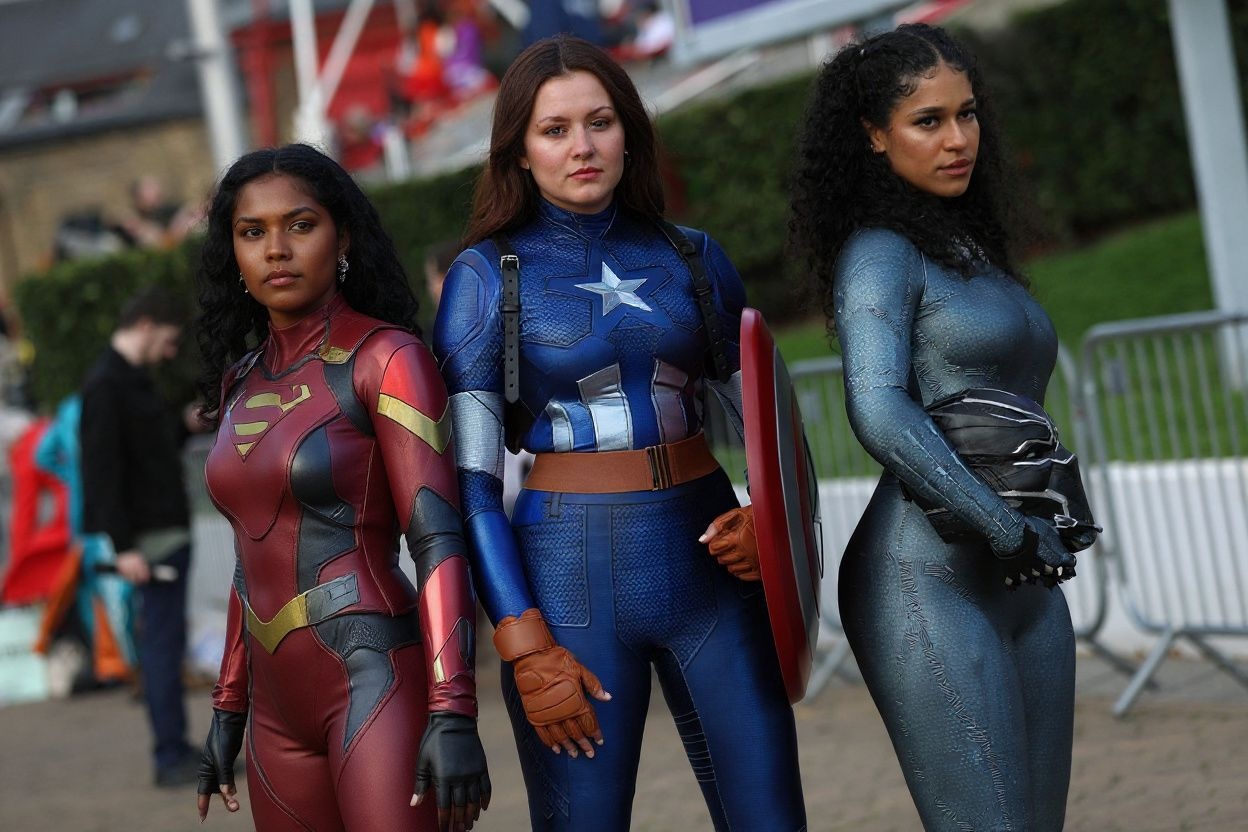 While some people yearn to become superheroes, cosplayers take it to the next level by literally dressing up as them. Source: