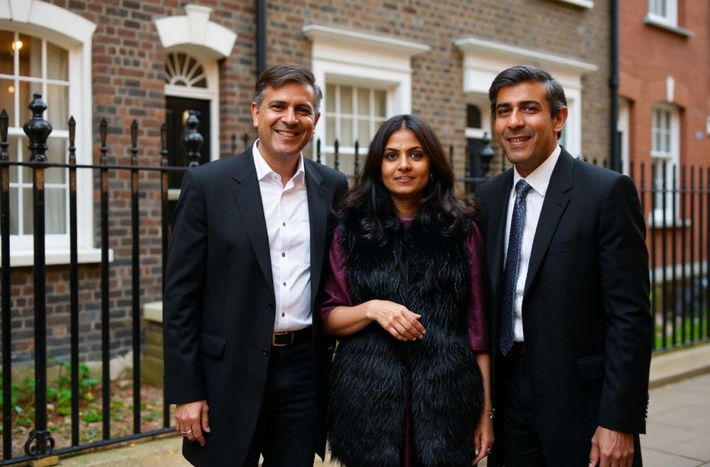 Rishi Sunak and wife, Akshata Murty now reside on Downing Street. Source: Toby Melville/Pool/