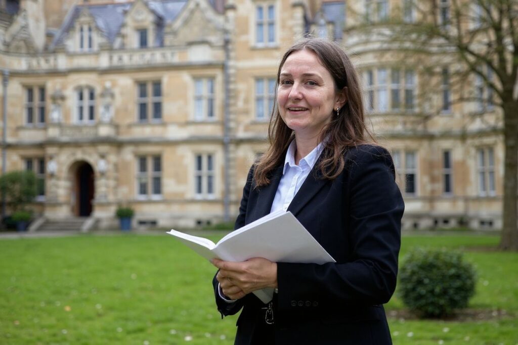 At Oxford, she’s studying public policy. The goal? Putting the “public” into public policy through laws that include all, not just the abled. Source: Adrian Dennis/