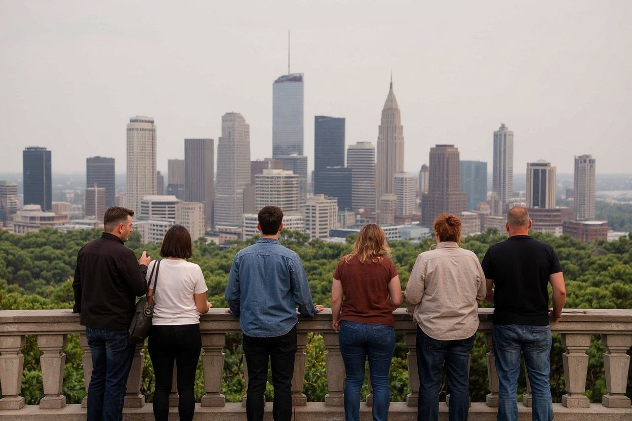 People on Mont Royal in Montreal, Quebec. Source: