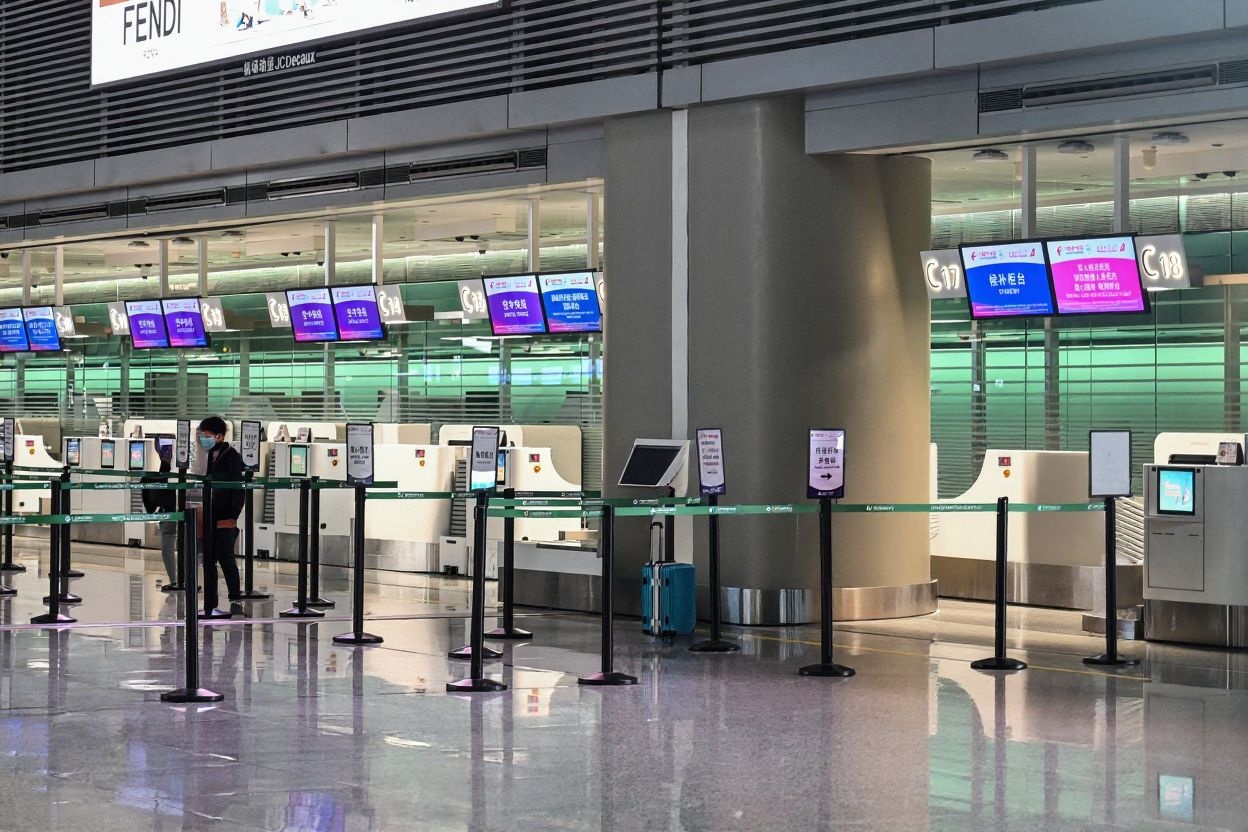 Except for a small group of travellers, China’s international border remains closed under the country’s zero-COVID policy, which had left thousands of international students locked out overseas since 2020. Source: Hector Retamal/