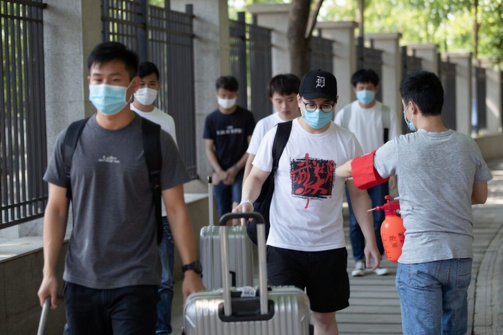 Only South Korean students have been issued visas to return to Chinese campuses, while other foreign students still await the green light for re-entry. Source:  / China OUT
